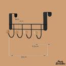 Porte-serviette sur porte blanc