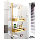 Porte serviette sur porte de douche