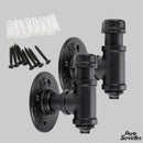 Porte serviette tuyau industriel