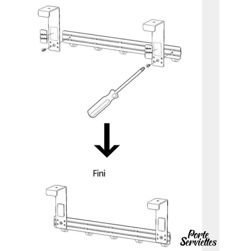 Porte serviettes à suspendre