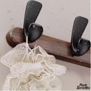 Porte serviettes bois salle bain