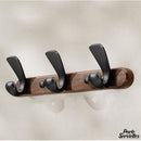 Porte serviettes bois salle bain