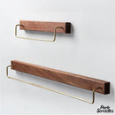 Porte serviettes en bois