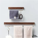 Porte serviettes en bois