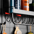 Porte serviettes mural noir