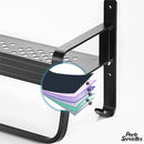 Porte serviettes mural noir