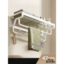 Porte serviettes salle de bain mural