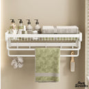 Porte serviettes salle de bain mural