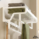 Porte serviettes salle de bain mural