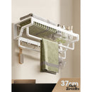 Porte serviettes salle de bain mural