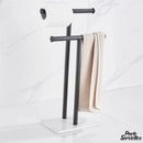 Porte serviettes salle de bain sur pied
