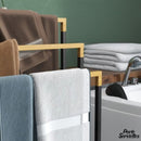 Porte serviettes salle de bain sur pied