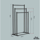 Porte serviettes salle de bain sur pied