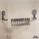 Porte serviettes ventouse salle de bain