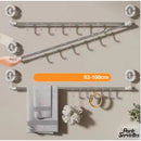 Porte serviettes ventouse salle de bain