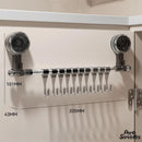 Porte serviettes ventouse salle de bain