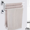 2 barres pivotantes porte serviette