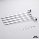 2 barres pivotantes porte serviette