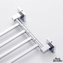 2 barres pivotantes porte serviette