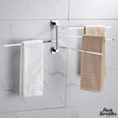 2 barres pivotantes porte serviette