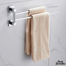 2 barres pivotantes porte serviette