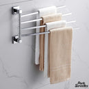 2 barres pivotantes porte serviette