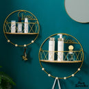 Accessoires salle de bain porte serviette mural fer forgé