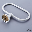 Anneau porte serviette blanc