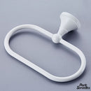 Anneau porte serviette blanc