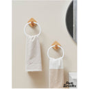 Anneau porte serviette bois
