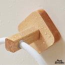 Anneau porte serviette bois