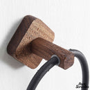 Anneau porte serviette bois