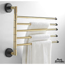 Barre murales pivotantes 35 cm porte serviettes