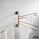 Barre murales pivotantes 35 cm porte serviettes