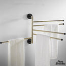 Barre murales pivotantes 35 cm porte serviettes