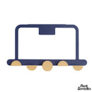 Barre porte serviette à suspendre