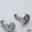 Barre porte serviette aluminium gris