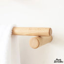 Barre porte serviette bois