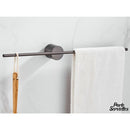 Barre porte serviette coulissant salle de bain