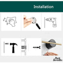 Barre porte serviette coulissant salle de bain