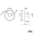 Crochet double ventouse