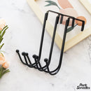 Crochet noir porte serviette à suspendre