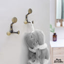 Crochet porte serviette à vis