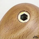 Crochet porte serviette mural bois salle bain