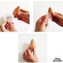 Crochet porte serviette mural bois salle bain