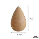 Crochet porte serviette mural bois salle bain