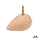 Crochet porte serviette mural bois salle bain