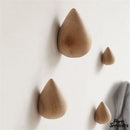 Crochet porte serviette mural bois salle bain