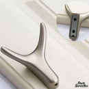 Crochet porte serviette mural design