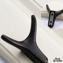 Crochet porte serviette mural design